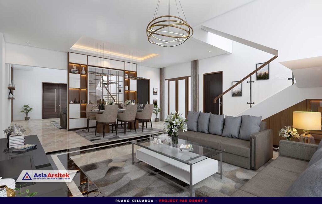 Jasa Arsitek Desain Rumah Tropis Modern 2 Lantai di Kota Bandar Lampung