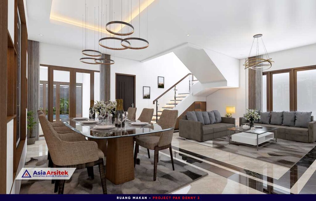 Jasa Arsitek Desain Rumah Tropis Modern 2 Lantai di Kota Bandar Lampung