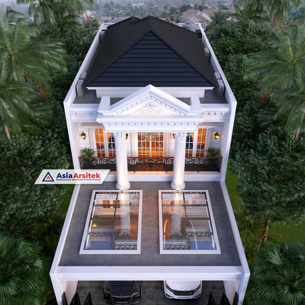 Jasa Arsitek Desain Rumah Klasik 2 Lantai di Gading Serpong Tangerang