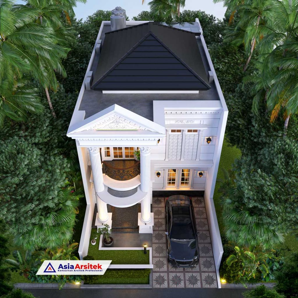 Jasa Arsitek Desain Rumah Klasik 2 Lantai di Kota Pekanbaru Riau