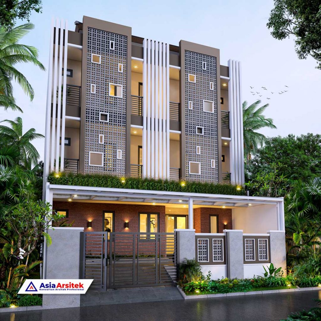 Jasa Arsitek Desain Rumah Kost 3 Lantai dan Biaya di Grogol Petamburan Jakarta Barat