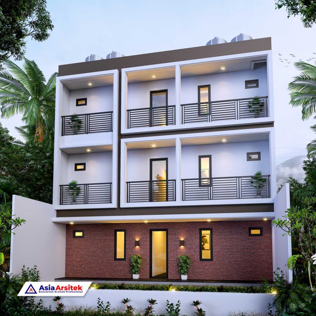 Jasa Arsitek Desain Rumah Kost 3 Lantai dan Biaya di Grogol Petamburan Jakarta Barat