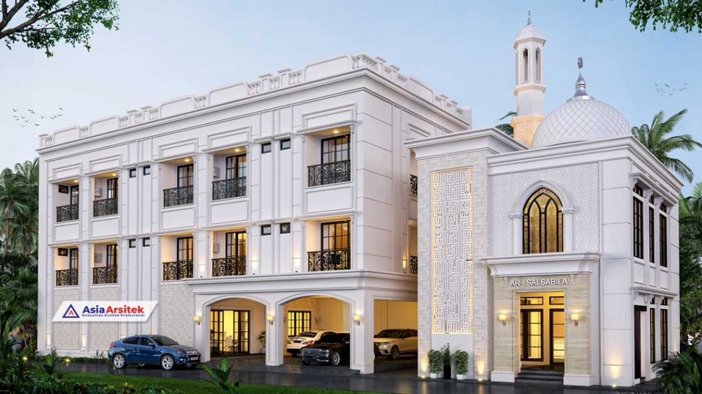 Jasa Arsitek Desain Rumah Kost 3 Lantai dan Masjid di Kota Yogyakarta