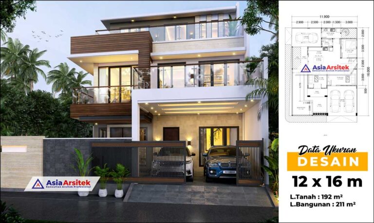 Jasa Arsitek Desain Rumah Minimalis Modern 3 Lantai di Citra Garden City Jakarta Barat