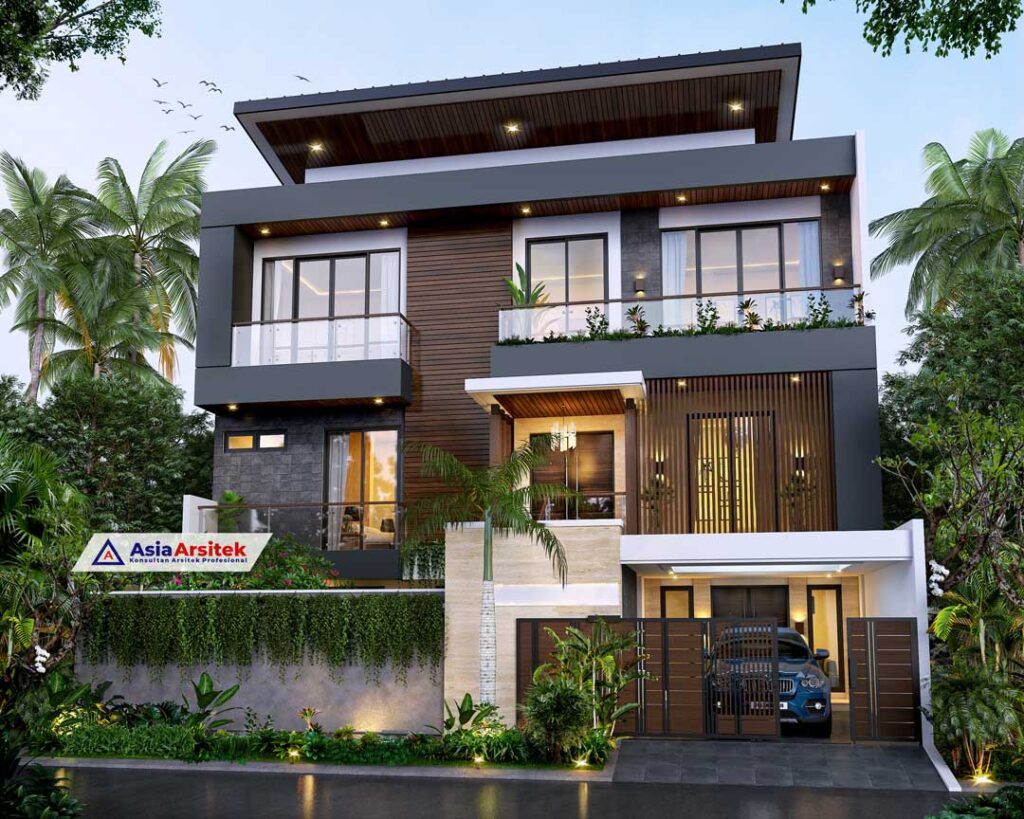Jasa Arsitek Desain Rumah Minimalis Modern 3 Lantai di Sunter Agung Jakarta Utara