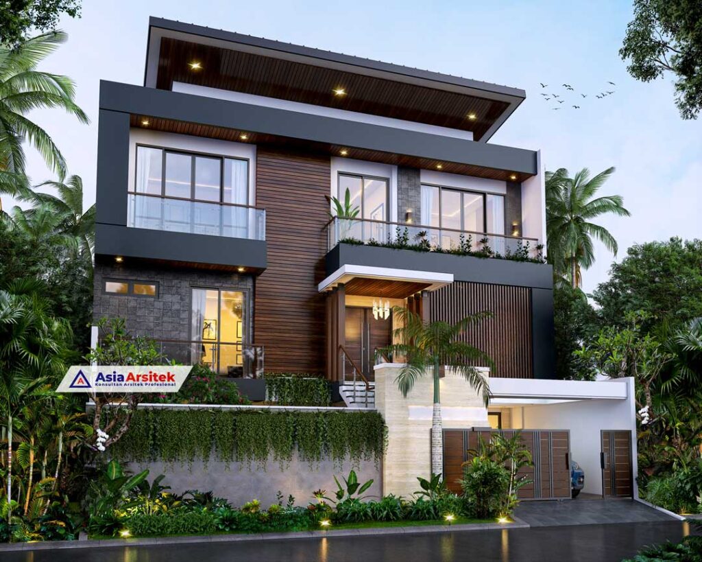 Jasa Arsitek Desain Rumah Minimalis Modern 3 Lantai di Sunter Agung Jakarta Utara