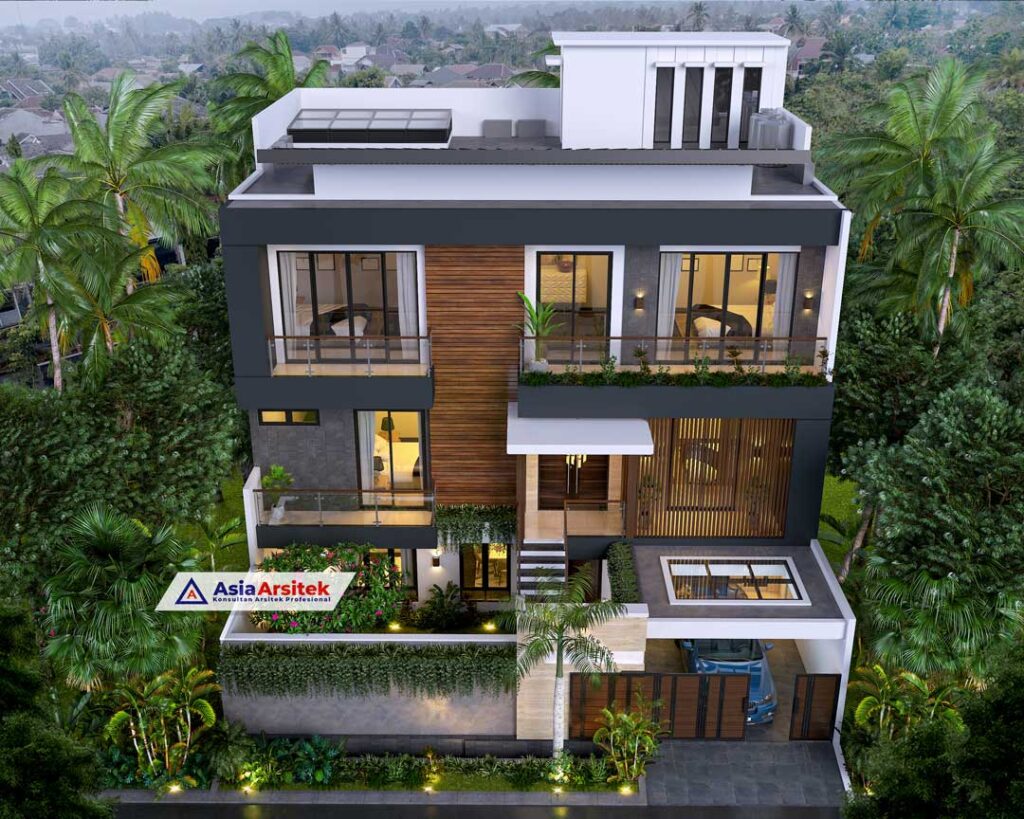 Jasa Arsitek Desain Rumah Minimalis Modern 3 Lantai di Sunter Agung Jakarta Utara