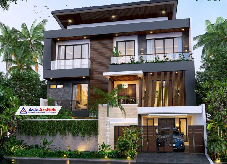 Jasa Arsitek Desain Rumah Minimalis Modern 3 Lantai di Sunter Agung Jakarta Utara