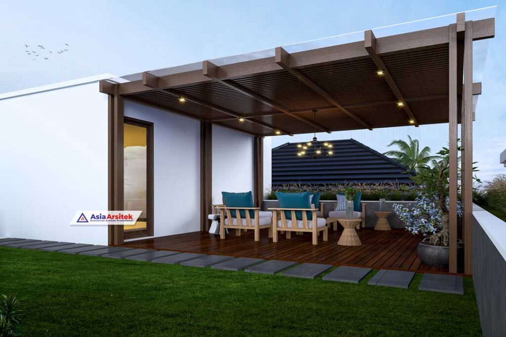 Jasa Arsitek Desain Rumah Tropis Modern 2 Lantai di Bandar Lampung