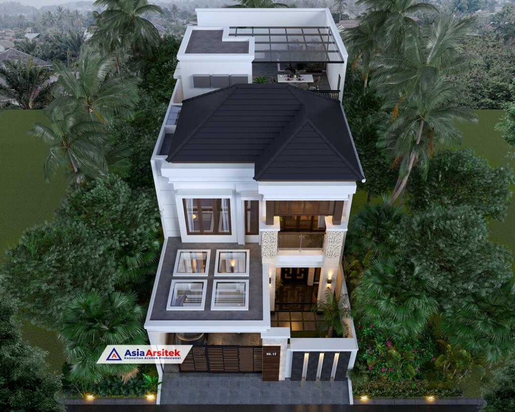 Jasa Arsitek Desain Rumah Tropis Modern 2 Lantai di Taiwan