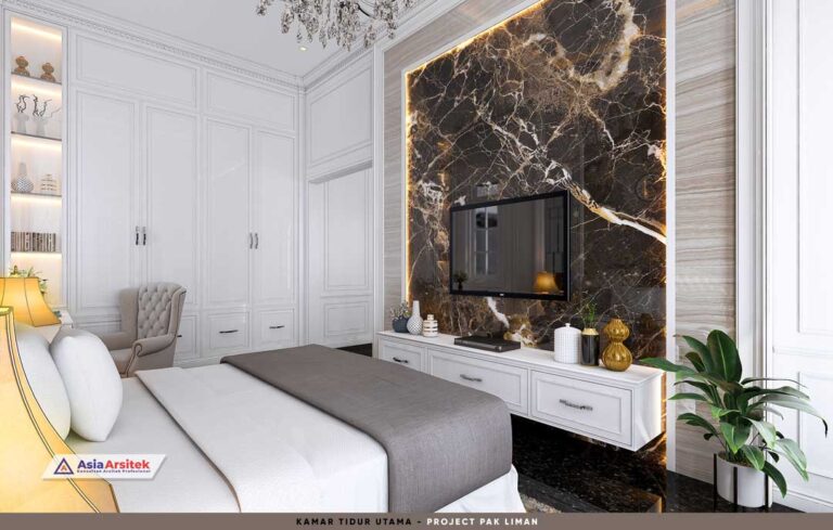 Area Duduk Bersantai Lounge Kamar Tidur Utama Klasik