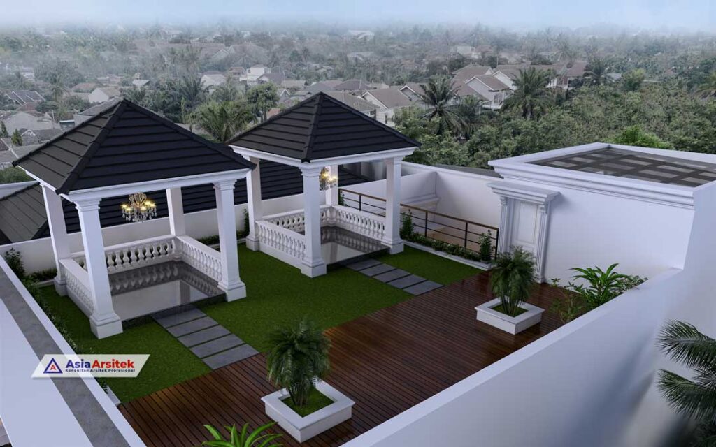 Jasa Arsitek Desain Rumah Klasik Mewah 2 Lantai di Kota Bogor Jawa Barat