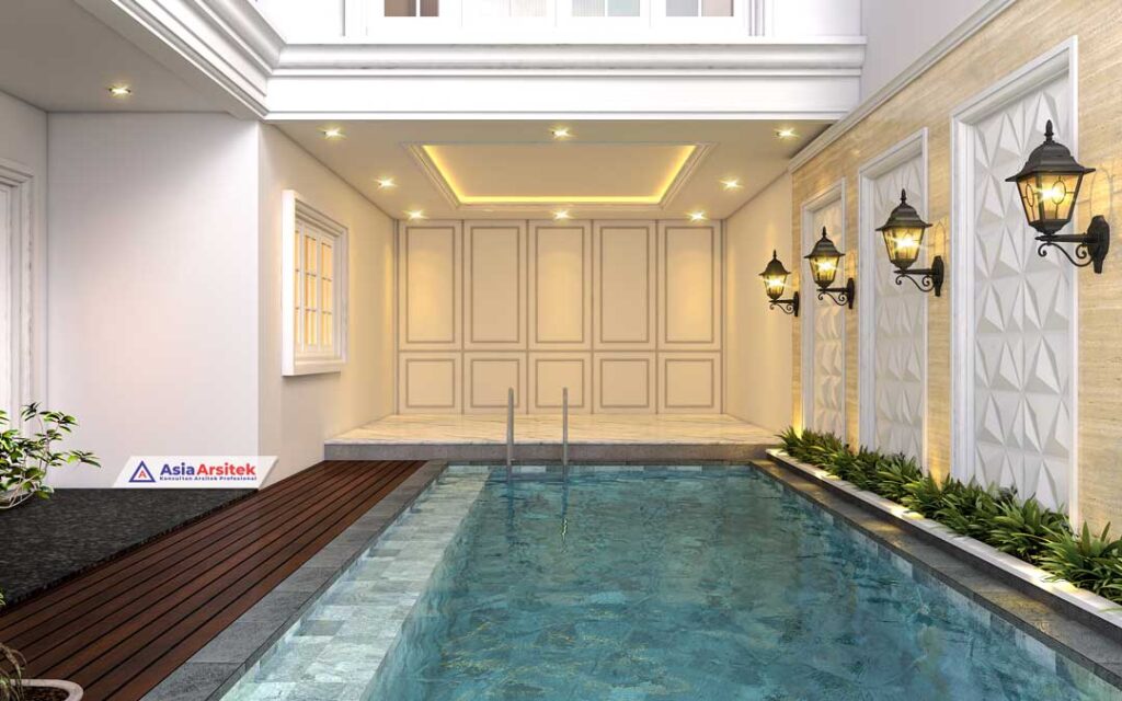 Jasa Arsitek Desain Rumah Klasik Mewah 2 Lantai di Pasar Minggu Jakarta Selatan