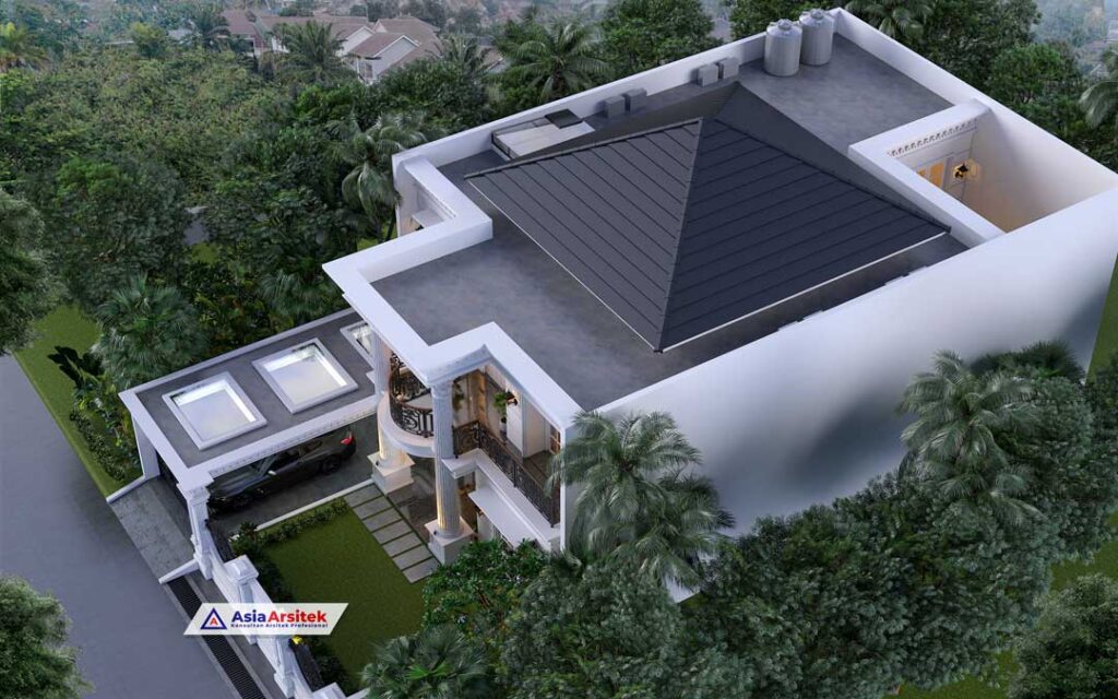 Jasa Arsitek Desain Rumah Klasik Mewah 2 Lantai di Pasar Minggu Jakarta Selatan
