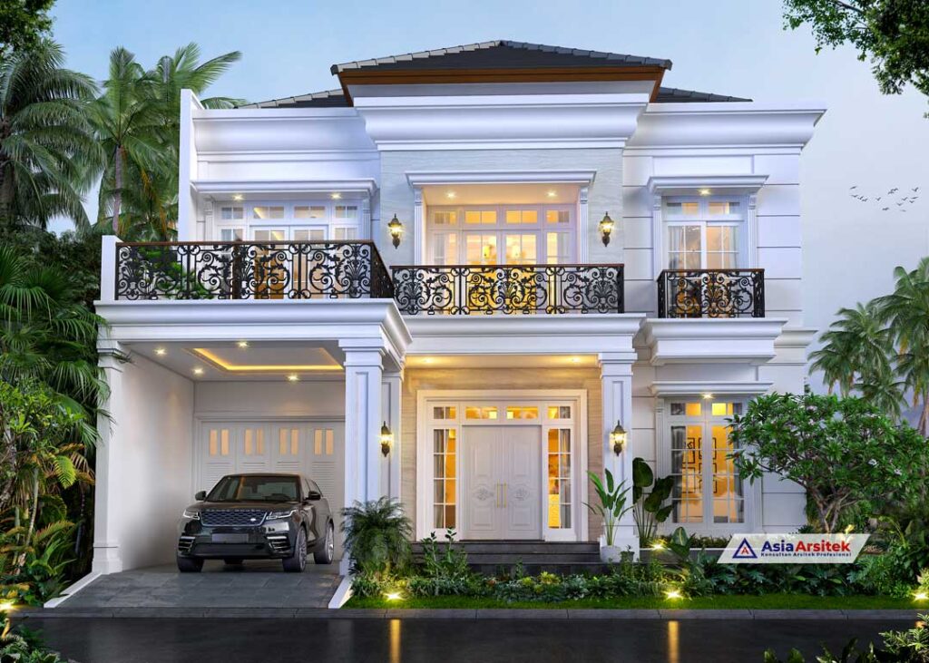 Jasa Arsitek Desain Rumah Tropis Modern 2 Lantai di Gading Serpong Tangerang