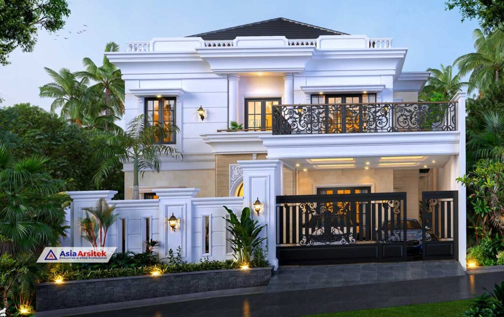Jasa Arsitek Desain Rumah Tropis 2 Lantai di Sukabumi Jawa Barat