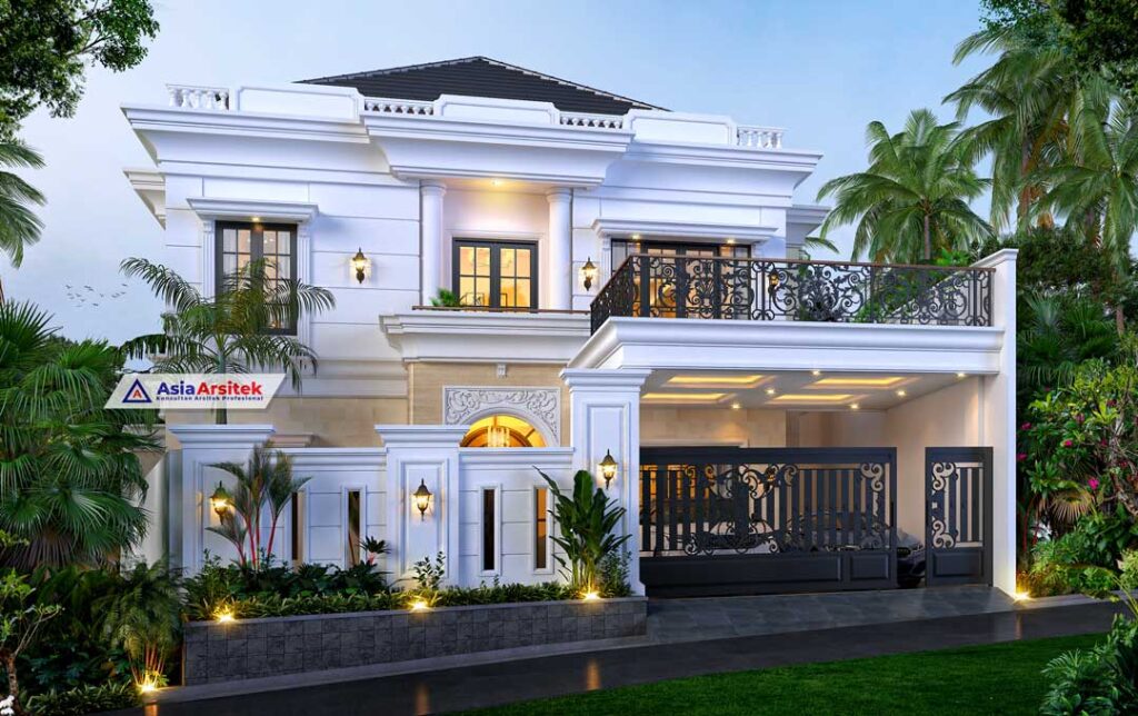 Jasa Arsitek Desain Rumah Tropis 2 Lantai di Sukabumi Jawa Barat