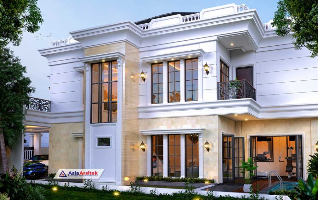 Jasa Arsitek Desain Rumah Tropis 2 Lantai di Sukabumi Jawa Barat