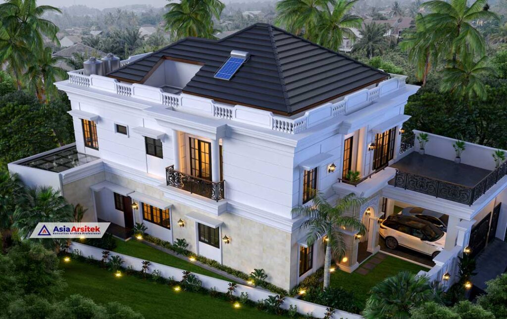 Jasa Arsitek Desain Rumah Tropis 2 Lantai di Sukabumi Jawa Barat