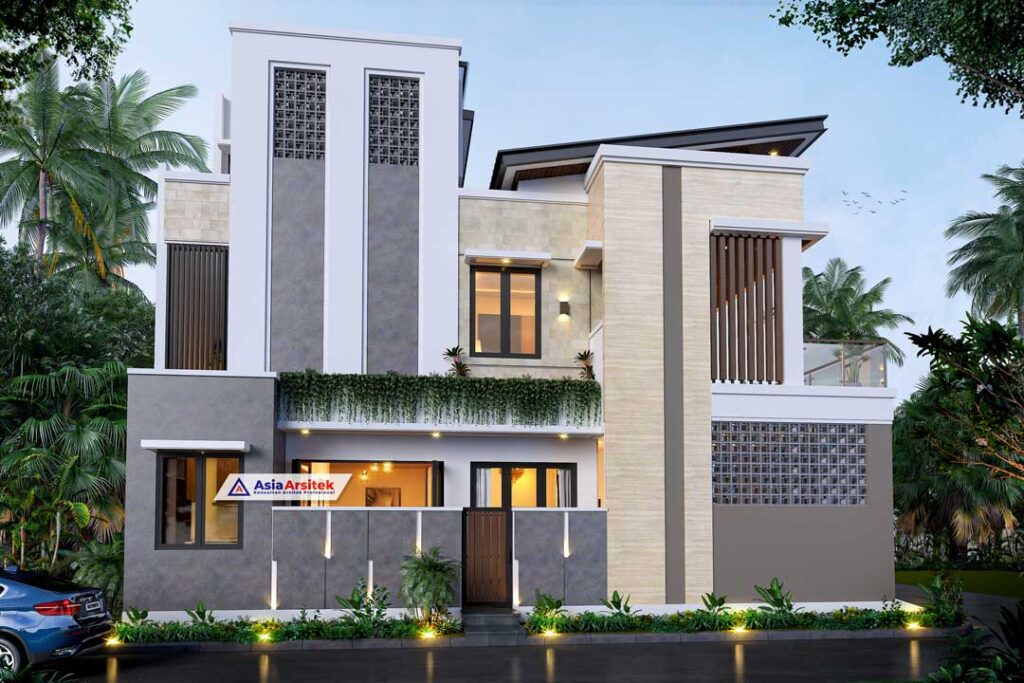 Jasa Arsitek Desain Rumah Minimalis Modern 3 Lantai di Kota Harapan Indah Bekasi