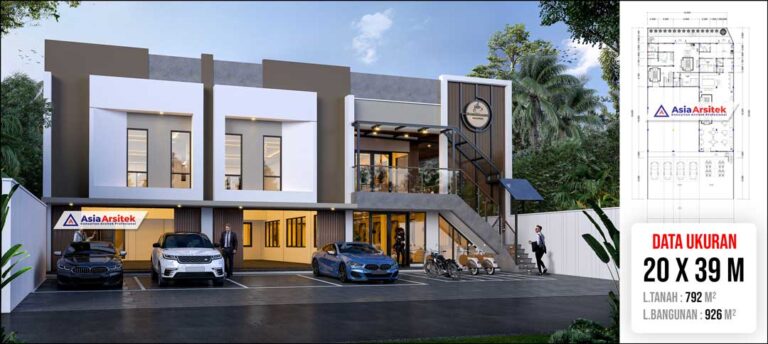 Jasa Arsitek Desain Ruko Minimalis Modern 2 Lantai di Kolaka Utara Sulawesi Tenggara