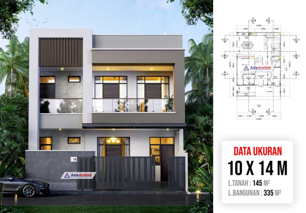 Jasa Arsitek Desain Rumah Minimalis 3 Lantai di Tomang Jakarta Barat