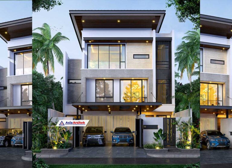 Jasa Arsitek Desain Rumah Modern 3 Lantai di Kalideres Jakarta Barat