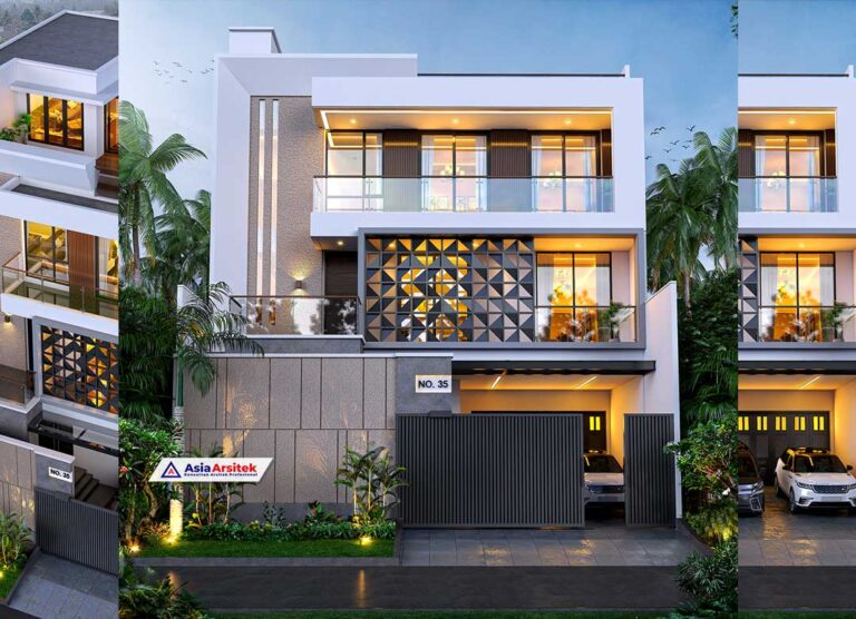Jasa Arsitek Desain Rumah Modern 4 Lantai di Sunter Jakarta Utara