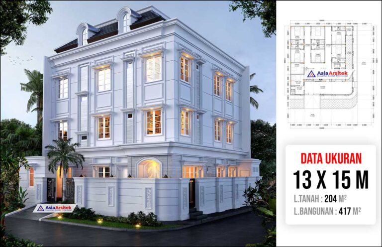 Jasa Arsitek Desain Rumah Kost Kosan 3 Lantai di Tangerang Selatan