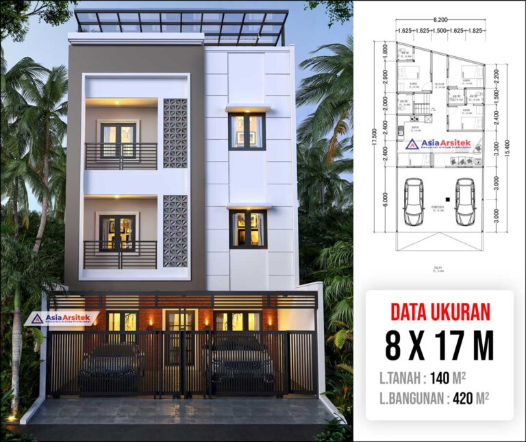 Jasa Arsitek Desain Rumah Kost Kosan 4 Lantai di Setiabudi Jakarta Selatan