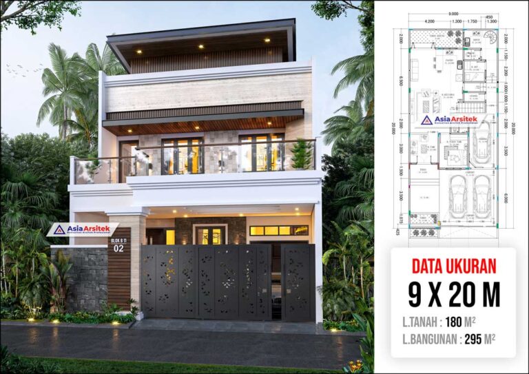 Jasa Arsitek Desain Rumah Minimalis Modern 2 Lantai di Kota Surabaya Jawa Timur
