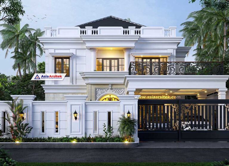 Jasa Arsitek Desain Rumah Mewah Tropis 2 Lantai di Taoyuan City Taiwan