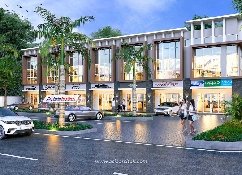 Jasa Arsitek Desain Ruko dan Rukan - Asia Arsitek