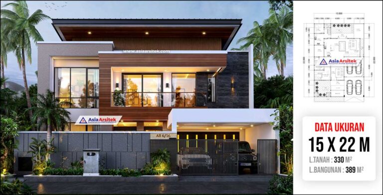 Jasa Arsitek Desain Rumah Minimalis Modern 2 Lantai di Surabaya Jawa Timur