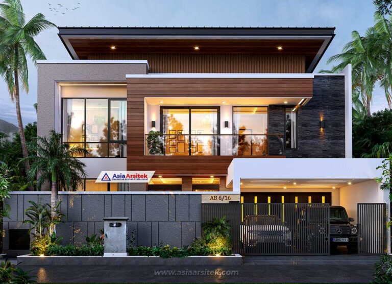 Jasa Arsitek Desain Rumah Minimalis Modern 2 Lantai di Surabaya Jawa Timur