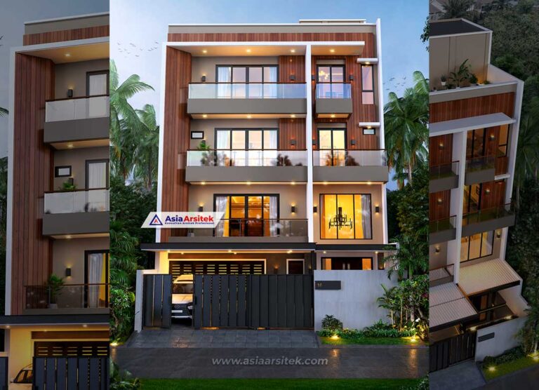 Jasa Arsitek Desain Rumah Modern 4 Lantai di Ancol Jakarta Utara