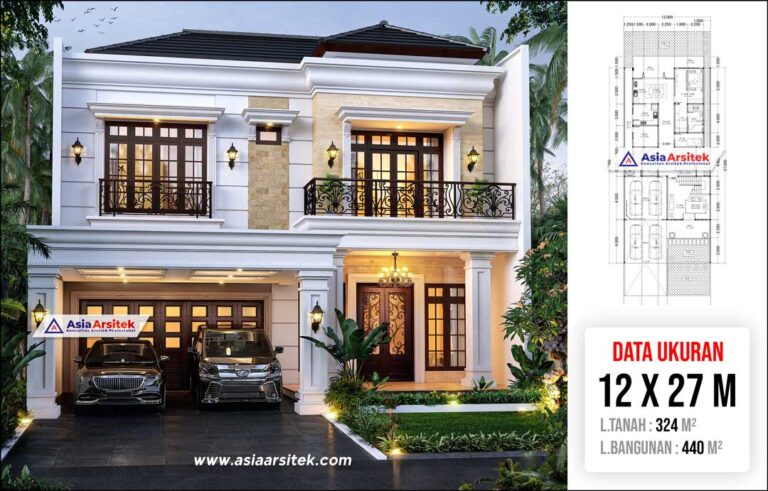 Jasa Arsitek Desain Rumah Tropis 2 Lantai di BSD City Tangerang Selatan
