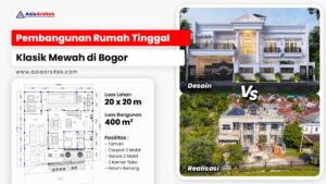Pembangunan Rumah Tinggal Mewah Klasik di Kota Bogor
