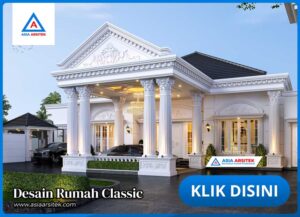 Jasa Arsitek Desain Rumah Klasik 2 Lantai di Palembang Sumatra Selatan