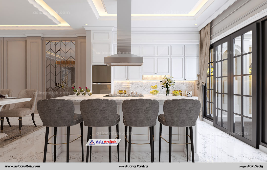 Jasa Arsitek Desain Rumah Tropis Modern 4 Lantai di PIK Jakarta Utara