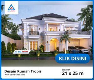 Jasa Arsitek Desain Rumah Mewah Klasik 2 Lantai di Tanjung Priok Jakarta Utara