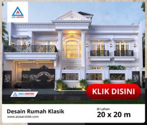 Jasa Arsitek Desain Rumah Klasik 3 Lantai di Cibubur