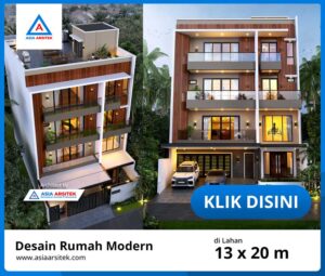 Jasa Arsitek Desain Rumah Tropis Modern 3 Lantai di PIK Jakarta Utara