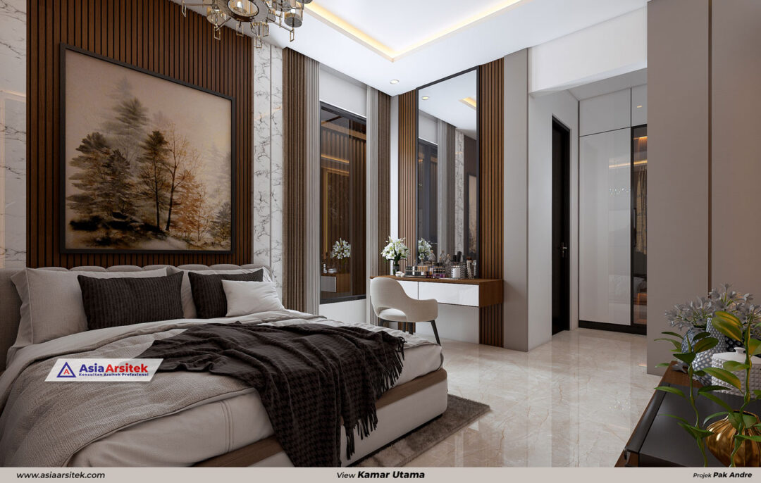 Jasa Arsitek Desain Rumah Minimalis Modern 4 Lantai di Karang Tengah Tangerang