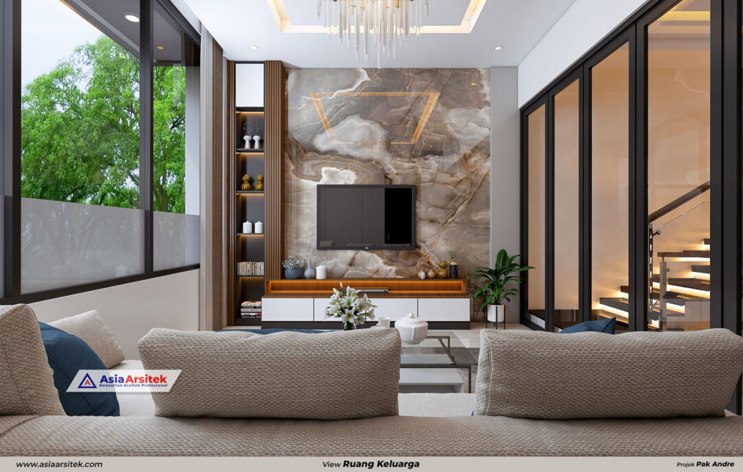 Jasa Arsitek Desain Rumah Minimalis Modern 4 Lantai di Karang Tengah Tangerang