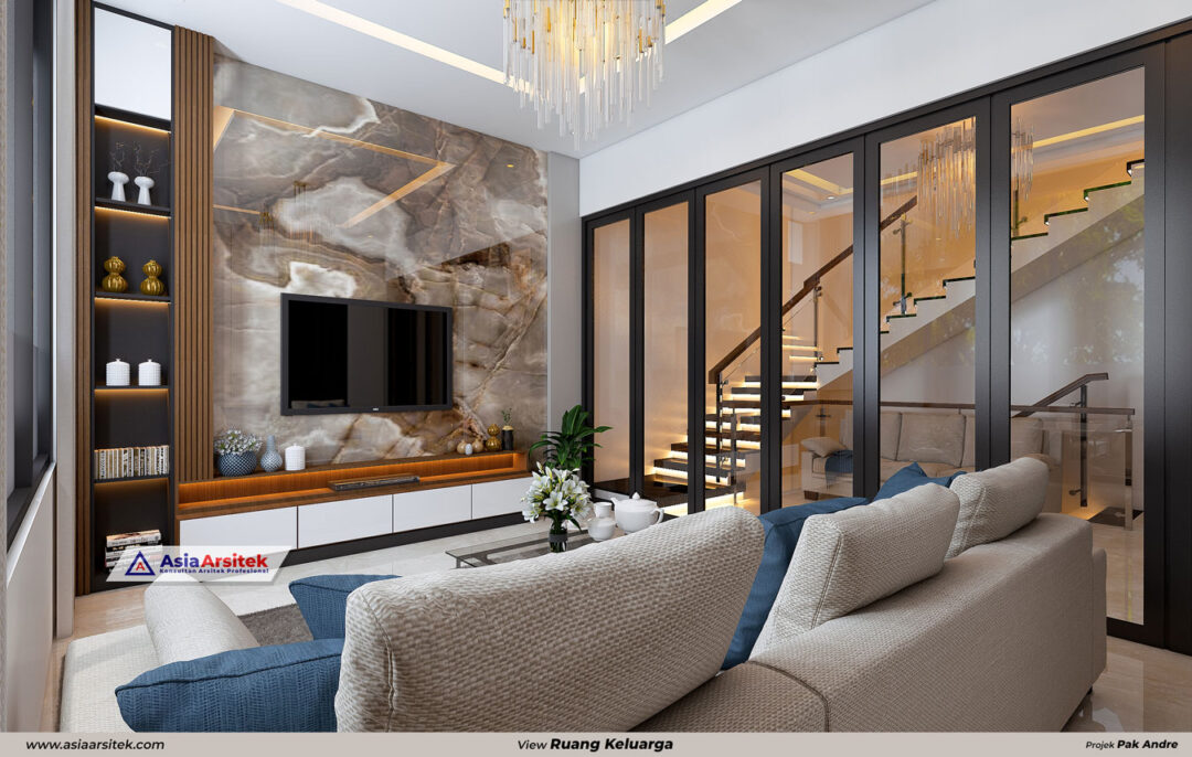 Jasa Arsitek Desain Rumah Minimalis Modern 4 Lantai di Karang Tengah Tangerang
