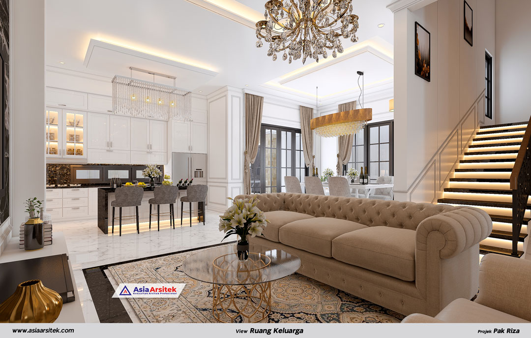 Jasa Arsitek Desain Rumah Tropis Modern 2 Lantai di Cakung Jakarta Timur