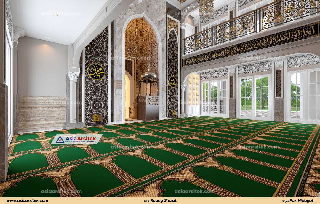 Jasa Arsitek Desain Masjid 2 Lantai di Batujajar Bandung Jawa Barat