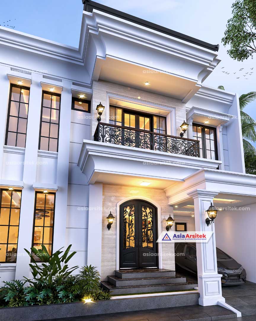 Jasa Arsitek Desain Rumah Hook Tropis Modern 3 Lantai di Cibinong Bogor Jawa Barat