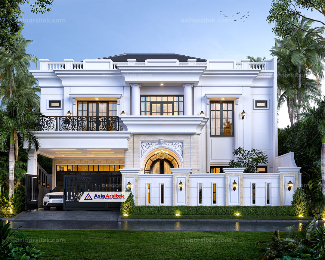 Jasa Arsitek Desain Rumah Tropis Modern 2 Lantai di Cakung Jakarta Timur